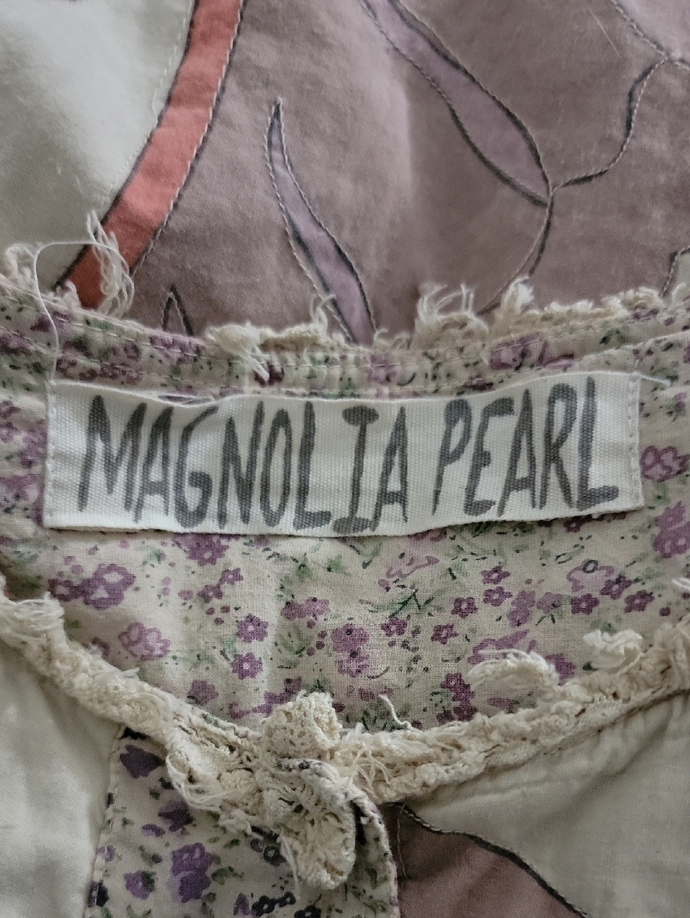 Free People Magnolia Pearl Rainbow Duster One Size - Picture 6 of 7